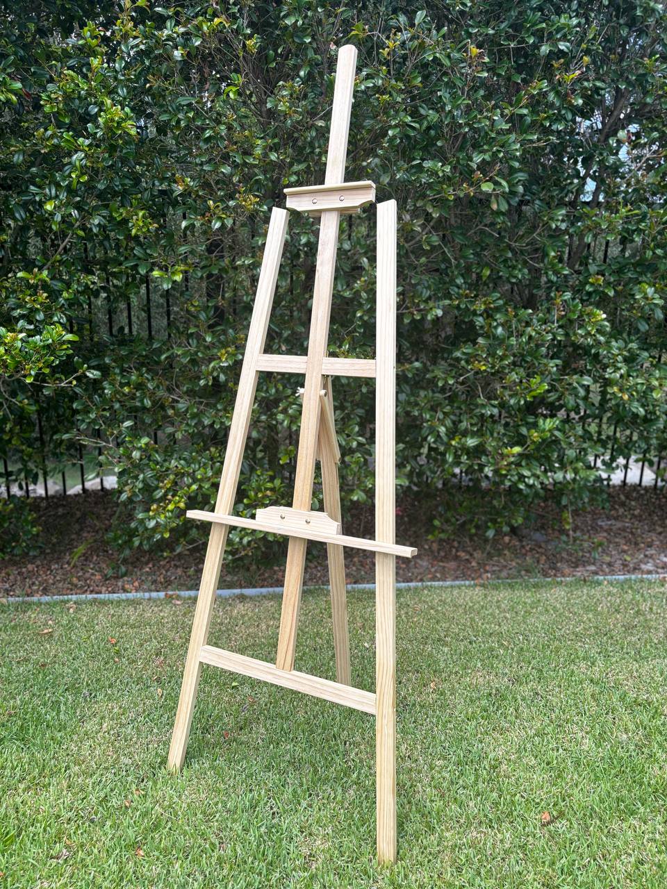 1.6m Easel - Timber - Light Brown
