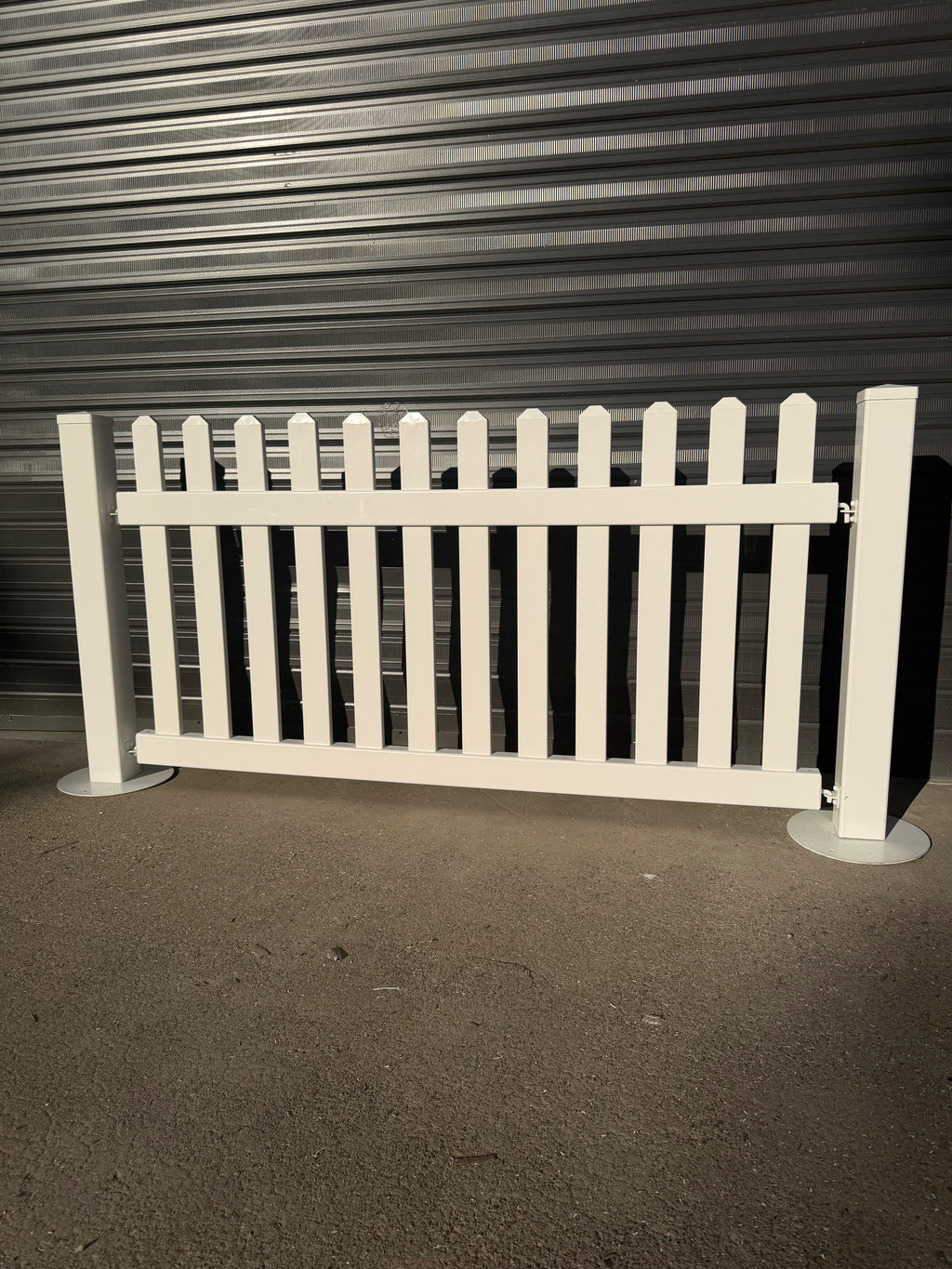 PVC Temporary Picket Fence