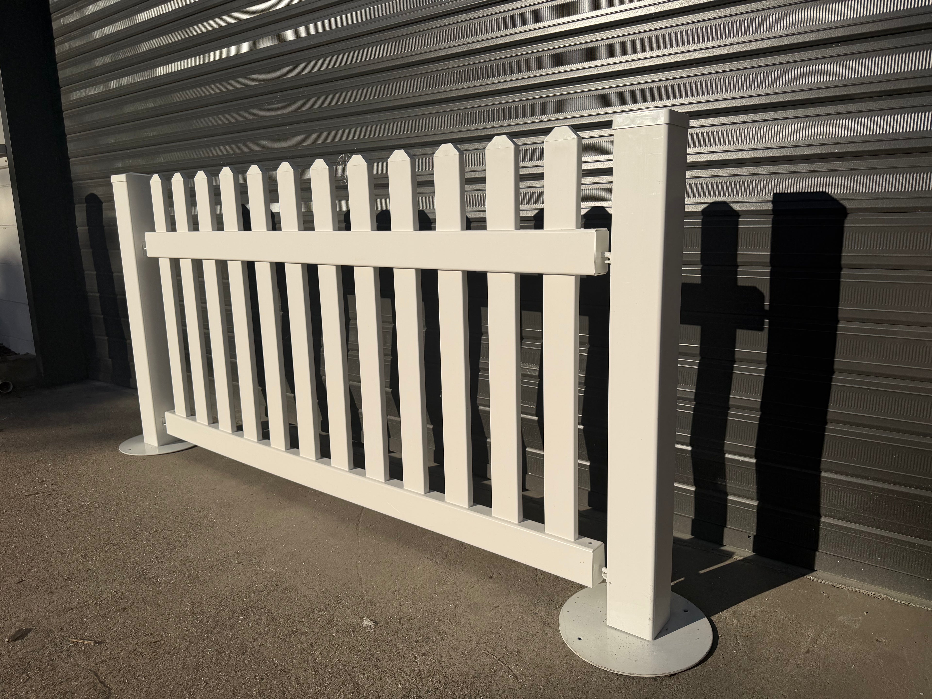 PVC Temporary Picket Fence